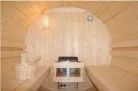 Szauna, Sanotechnik Tromsö XL kültéri hordó szauna, hatszemélyes F50220