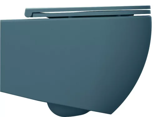 WC, Sapho Isvea Infinity Rimless fali wc 36,5x53 cm, benzin zöld 10NF02005-2P
