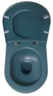 WC, Sapho Isvea Infinity Rimless fali wc 36,5x53 cm, benzin zöld 10NF02005-2P