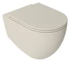 WC, Sapho Isvea Infinity Rimless fali wc 36,5x53 cm, elefántcsont 10NF02005-2K