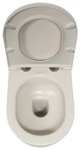WC, Sapho Isvea Infinity Rimless fali wc 36,5x53 cm, elefántcsont 10NF02005-2K