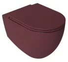 WC, Sapho Isvea Infinity Rimless fali wc 36,5x53 cm, gesztenyevörös 10NF02005-2R