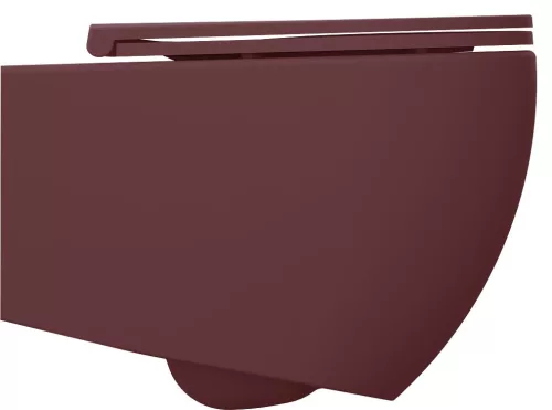 WC, Sapho Isvea Infinity Rimless fali wc 36,5x53 cm, gesztenyevörös 10NF02005-2R