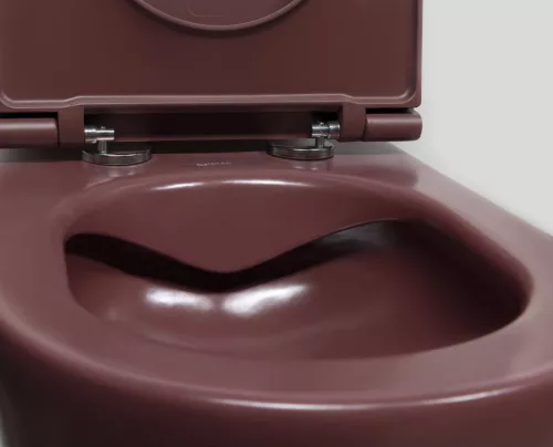 WC, Sapho Isvea Infinity Rimless fali wc 36,5x53 cm, gesztenyevörös 10NF02005-2R