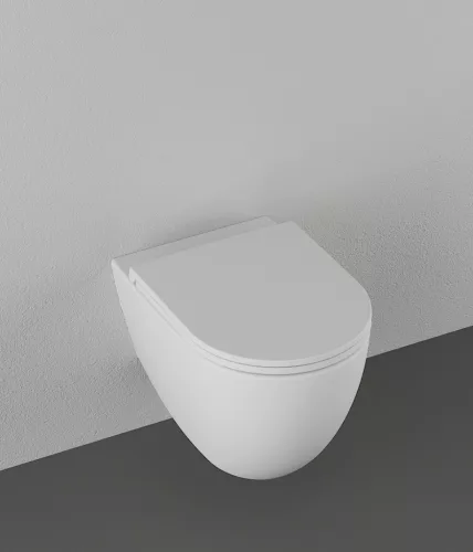 WC, Sapho Isvea Infinity Rimless fali wc 36,5x53 cm, matt fehér 10NF02005-2L