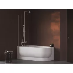 Kád, Ravak ARC 150x105 fehér, balos CF31000000