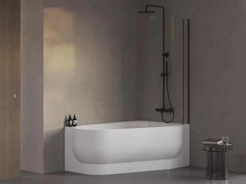 Kád, Ravak ARC 150x105 fehér, jobbos CF41000000
