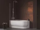 Kád, Ravak ARC 160x105 fehér, balos CF51000000