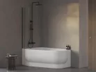 Kád, Ravak ARC 160x105 fehér, balos CF51000000