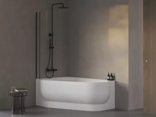 Kád, Ravak ARC 160x105 fehér, balos CF51000000
