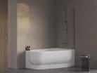 Kád, Ravak ARC 160x105 fehér, jobbos CF61000000