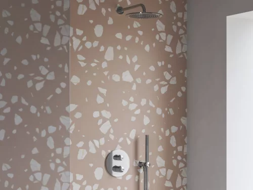 Falba süllyesztett csaptelep, Ravak Spring termosztatikus, 2 utas, R-boxhoz, króm X070532