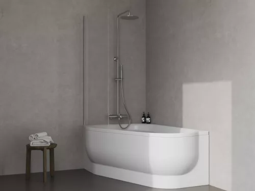 Zuhanyszett, Ravak Spring termosztátos zuhanyoszlop zuhanyszettel, króm X070538