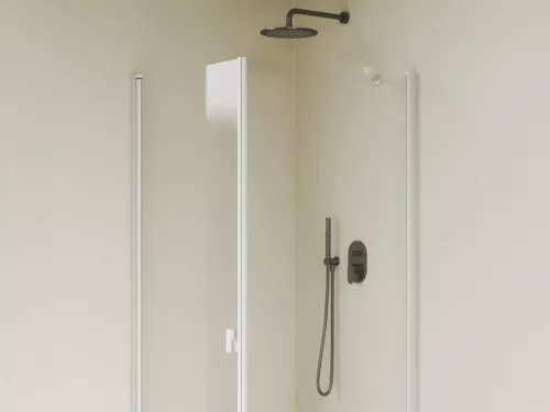 Falba süllyesztett csaptelep, Ravak Chrome II 2 utas csaptelep, szálcsiszolt grafit X070665
