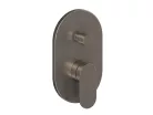 Falba süllyesztett csaptelep, Ravak Chrome II 2 utas csaptelep, szálcsiszolt grafit X070665