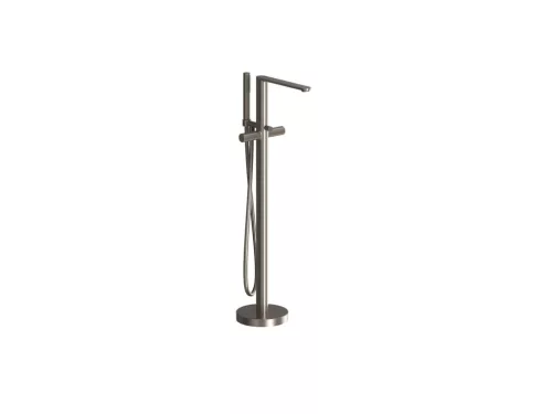 Kádtöltő csaptelep, Ravak Chrome II padlón álló kádtöltő csaptelep, szálcsiszolt grafit X070667