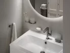 Fogas, Ravak Chrome II CR II 100.20GB dupla akasztó, szálcsiszolt grafit X07P1598