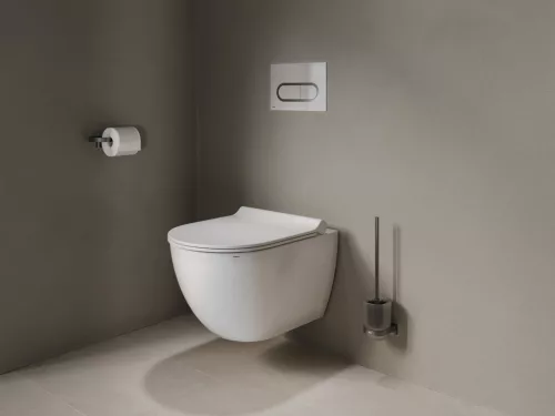 WC papír tartó,  Ravak Chrome II CR II 400.20GB WC-papír-tartó, szálcsiszolt grafit X07P1608