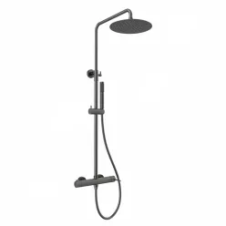  Zuhanyszett, Wellis Altona zuhanyoszlop brushed gun metal grey WZ00111