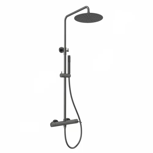 Zuhanyszett, Wellis Altona zuhanyoszlop brushed gun metal grey WZ00111