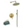 Falba süllyesztett csaptelep, Wellis Altona zuhanyszett brushed gold WZ00109