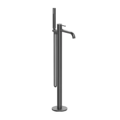   Kádtöltő csaptelep, Wellis Altona szabadonálló kád csaptelep brushed gun metal grey ACS0417