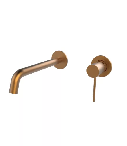Falba süllyesztett csaptelep, Wellis Altona mosdó csaptelep brushed rose gold ACS0437