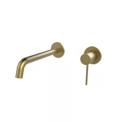   Falba süllyesztett csaptelep, Wellis Altona mosdó csaptelep brushed gold ACS0436