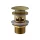 Lefolyó, Wellis mosdó lefolyó, click-clack, túlfolyós mosdókhoz, brushed gold WF00205