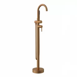   Kádtöltő csaptelep, Wellis Vito szabadonálló kád csaptelep brushed rose gold ACS0431