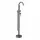 Kádtöltő csaptelep, Wellis Vito szabadonálló kád csaptelep brushed gun metal grey ACS0429
