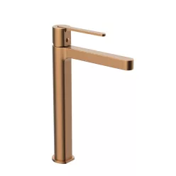   Mosdó csaptelep, Wellis Vito magasított mosdó csaptelep, brushed rose gold ACS0425