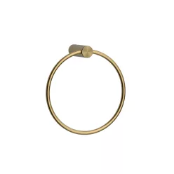   Törölközőtartó, Wellis Ischia törölközőtartó gyűrű, brushed gold WE00202