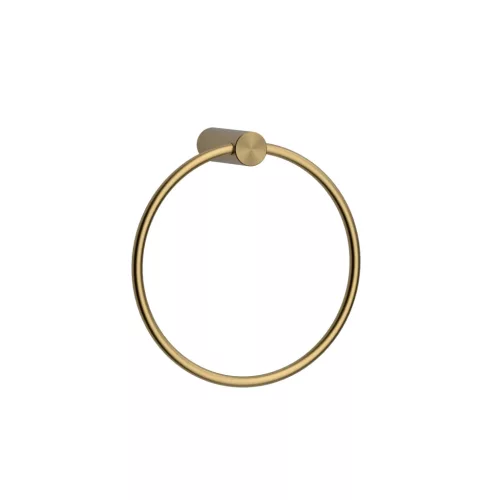 Törölközőtartó, Wellis Ischia törölközőtartó gyűrű, brushed gold WE00202