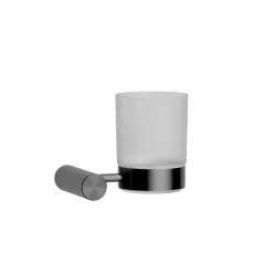  Pohártartó, Wellis Ischia pohártartó brushed gun metal grey WE00198