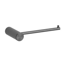   WC papír tartó, Wellis Ischia wc papír tartó brushed gun metal grey WE00199