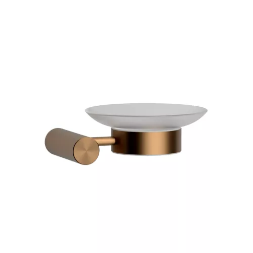 Szappantartó, Wellis Ischia fali szappantartó brushed rose gold WE00213