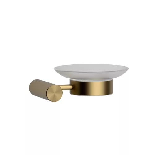 Szappantartó, Wellis Ischia fali szappantartó brushed gold WE00205