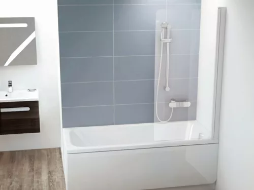 Kádparaván, Ravak Chrome CVS1-80 jobbos kádparaván, matt fehér 7QR40E00Z1