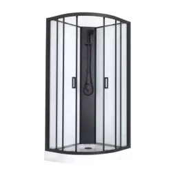   Hidromasszázs zuhanykabin, Sanotechnik Nero hidromasszázs zuhanykabin 90x90 SK02