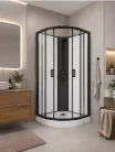 Hidromasszázs zuhanykabin, Sanotechnik Nero hidromasszázs zuhanykabin 90x90 SK02