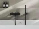 Kádtöltő csaptelep, Ravak Revers RV Grid  kádtöltő, zuhanyszett nélkül, matt fekete X070683