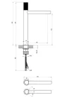 Mosdó csaptelep, Ravak Revers RV Craft mosdó csaptelep 375 mm, króm X070863