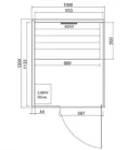 Szauna, Sanotechnik Glacier S infra-és finn szauna, 1 személyes FK75100