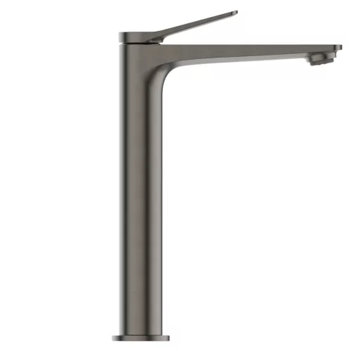 Mosdó csaptelep, Invena Alonia magasított mosdó csaptelep, gun metal BU-70-W24-V
