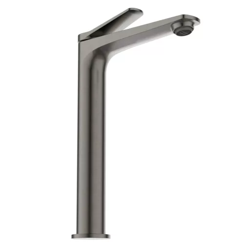 Mosdó csaptelep, Invena Alonia magasított mosdó csaptelep, gun metal BU-70-W24-V