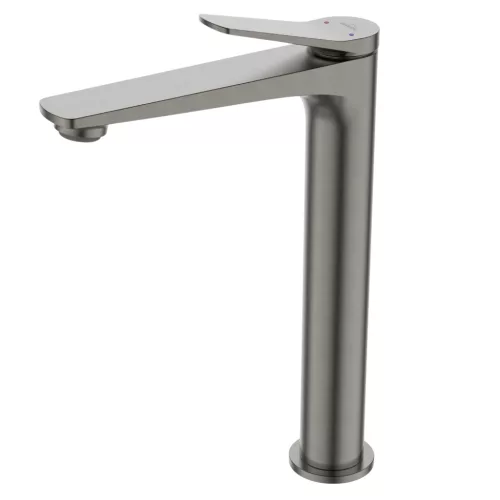 Mosdó csaptelep, Invena Alonia magasított mosdó csaptelep, gun metal BU-70-W24-V