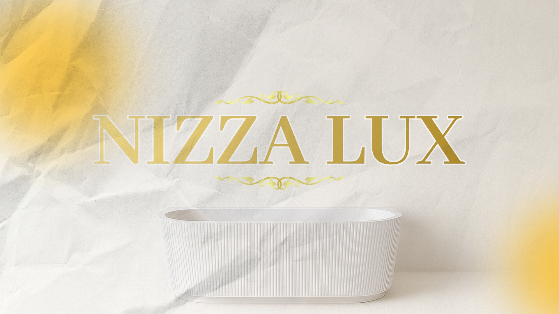 Aquatrend Nizza Lux – modern, szabadon álló kád enteriőrben